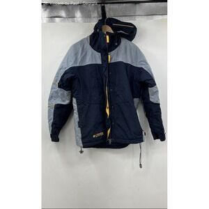 Columbia Full Zip Fleece Lined Jacket Women's Medium Blue Outdoors Casual